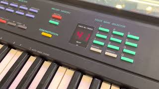 Video thumbnail for Yamaha PSR-6 vintage portable electronic piano keyboard demonstration by Uncle Jon's Music