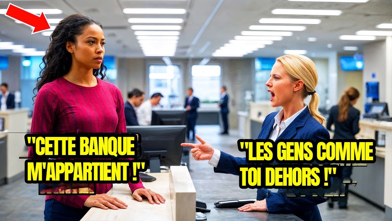 Refusée dans sa propre banque, la PDG noire vire le directeur 7 min plus tard, net et sans appel.
