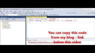 varcharデータ型からdatetimeデータ型に変換すると、範囲外の値が表示されました。