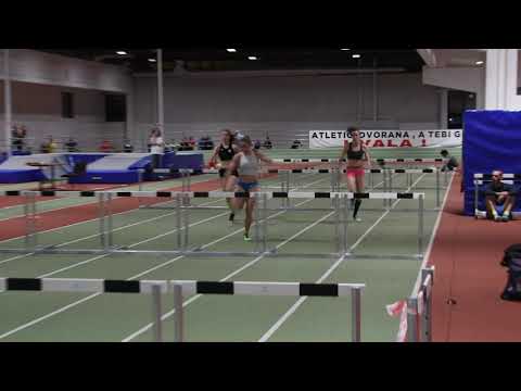 50m prepone [Ž], HR i 1. rezultat svijeta Ivane Lončarek - Otvoreno prvenstvo Zagreba u dvorani 2020