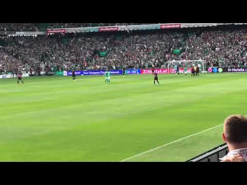 2019-09-01 SV Werder Bremen - FC Augsburg 3-2 - Tor Joshua Sargent 2-1