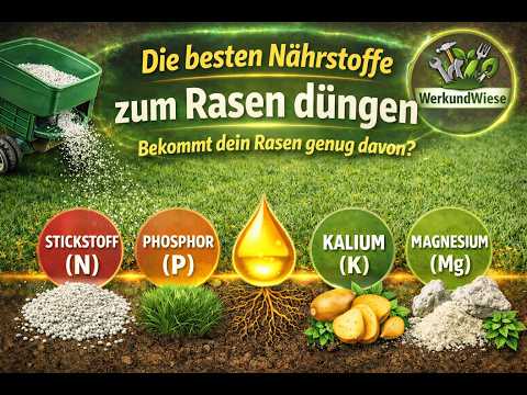 Rasen düngen im Frühjahr mit Werk & Wiese