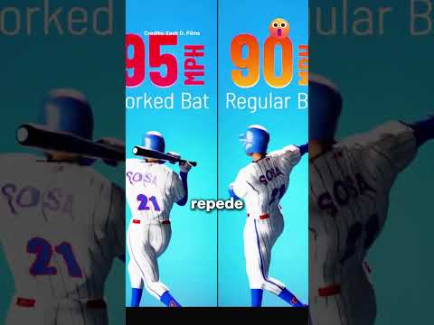 Star de baseball prins cu o bâtă cu plută. #romania      #facts      #curiosidades      #fyp