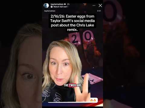 Taylor Swift Drops Opalite Remix + Unseen BTS Clip 👀 | New Easter Eggs?!