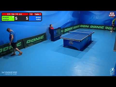 09:00 Anatolii Levshyn 1-3 Anton Yolkin West 1 WIN CUP 16.12.2022 | TABLE TENNIS WINCUP