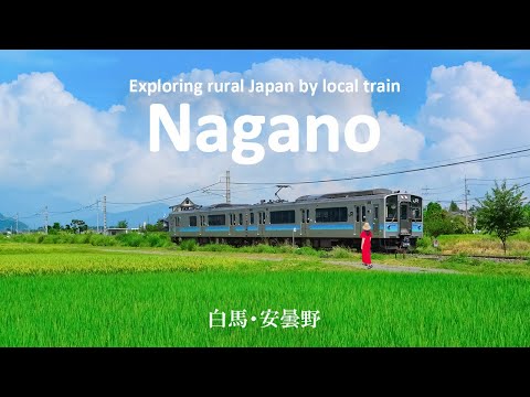 Summer in Rural Japan | Exploring Nagano by Local Train | Hakuba & Azumino | JAPAN TRAVEL VLOG