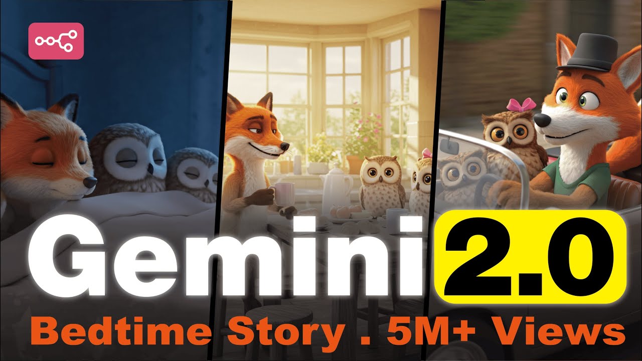 Google Gemini 2.0 Flash + Fish Audio + n8n = AI Bedtime Story With Consistent Character On Autopilot