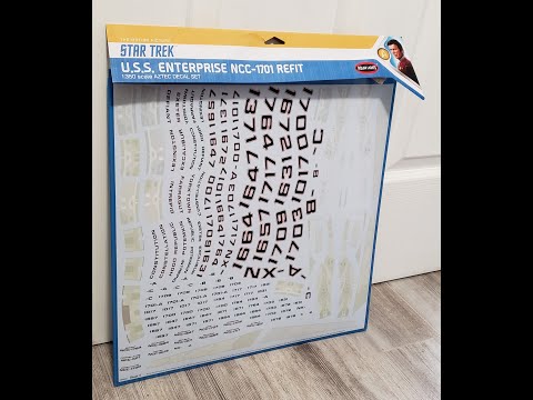 Decal Unboxing Episode 6: Aztec Decals for 350 Scale Enterprise Refit