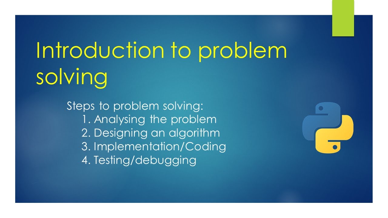 Introduction to problem solving | Unit- 2: Computational thinking and Programming |  Class-11th CS