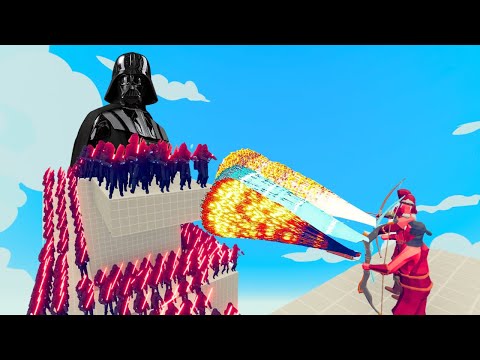 100x DARTH VADER + 2x GIANT vs EVERY GOD - Totally Accurate Battle Simulator (TABS)