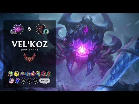 Vel'Koz Bot vs Lucian - NA Grandmaster Patch 12.15