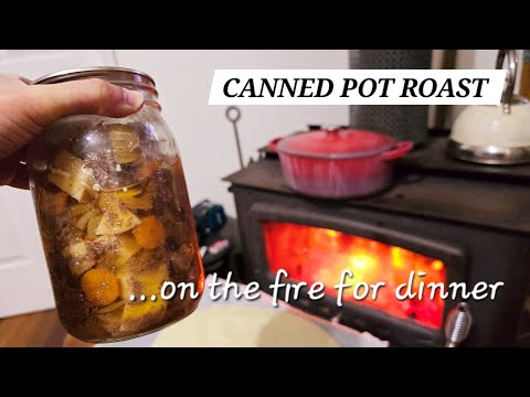 Ball Recipe CANNED BEEF POT ROAST - Join us as to see these jarred shelf stable meals for dinner