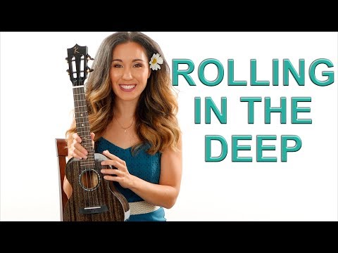 Rolling in the Deep - Adele - Ukulele Tutorial with Play Along