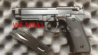 WE BERETTA M9A1 RAIL SIYAH Full AUTO GBB AIRSOFT TABANCA (WE-M012BOX-BK) - Video