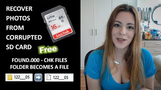 How to Recover Photos From Bad SD Card - CHK Files FOUND.000 Folder | Photography Troubleshooting