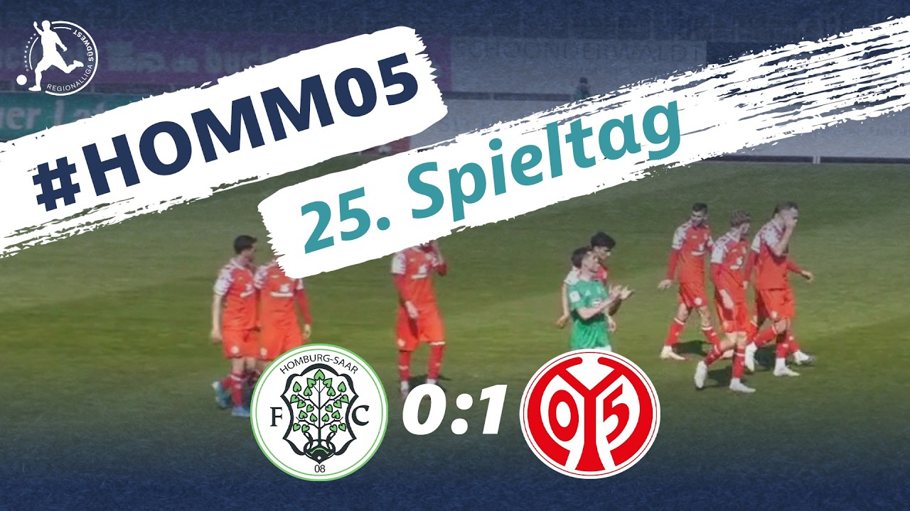08 Homburg vs 1. FSV Mainz 05 II U23 Highlights