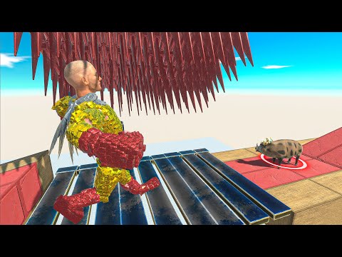 Which Unit Can Pass the Spinning Spikes -- Animal Revolt Battle Simulator