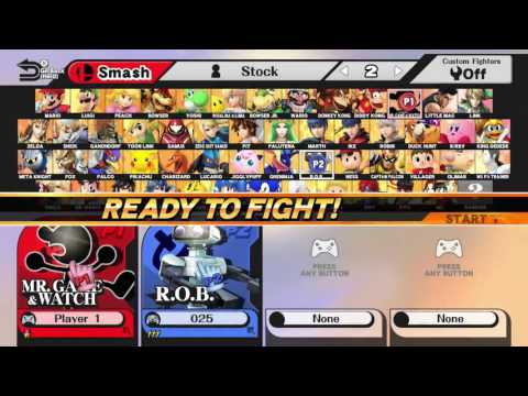 Game Evo 3rd Qualifier SSB4: Tam (ROB) vs Sultoon (G&W) - WR4