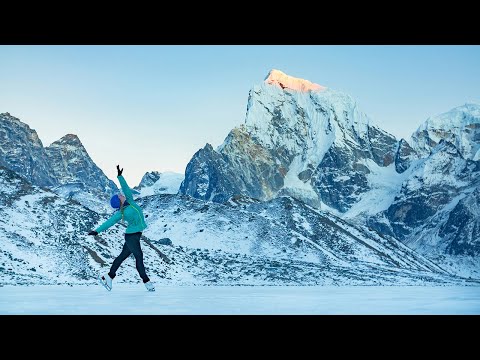 Figure Skating in Nepal - Gokyo Lake 15,480'