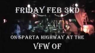 Feb 3rd 2012 at the VFW in McMinnville, Bury Me Memories, Steadyfall, and Deadchain