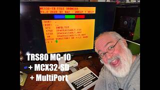 TRS80 - MC10 - MCX32SD - MultiPort Expander - SD Card File Browser - 8bit Computer - MC-10 MCX32-SD