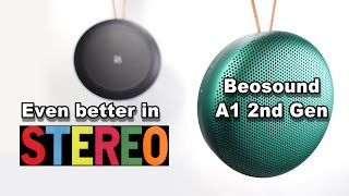 Are two B&O A1 speakers more than twice as good as one?