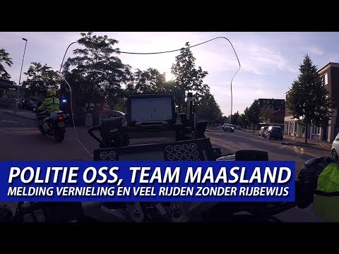 POLITIEVLOGGER een dienst mee in Oss, Team Maasland. Dienst op de motor.