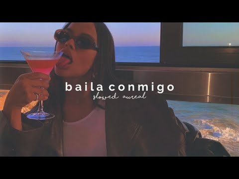 selena gomez & rauw alejandro - baila conmigo (slowed + reverb)
