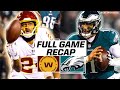 Washington Football Team vs Eagles: Jalen Hurts scores 3 TD in crucial win | CBS Sports HQ