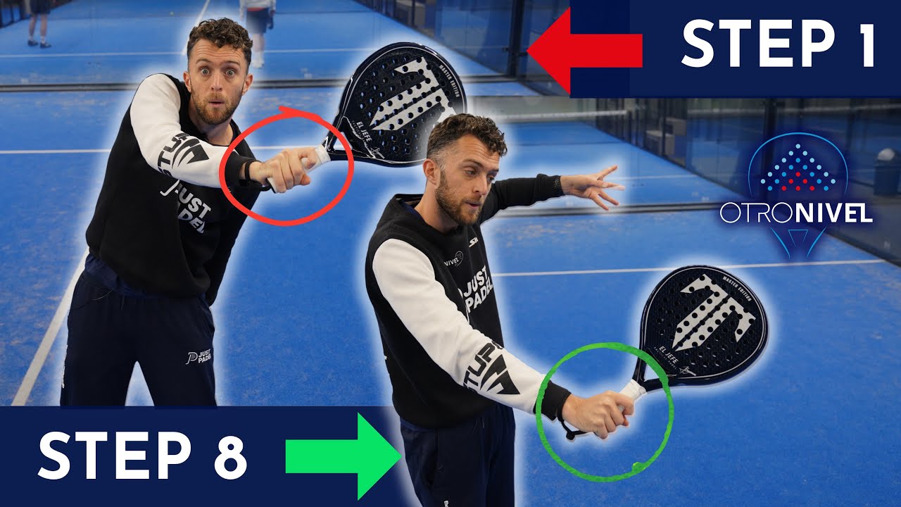 Backhand volley technique: grip and body rotation