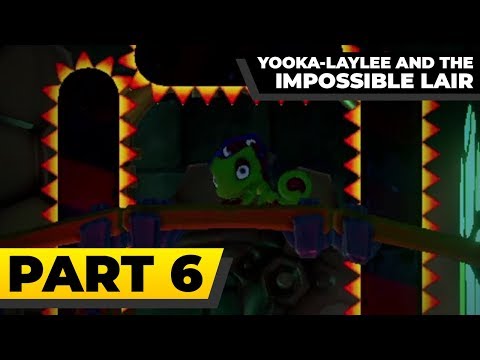 YOOKA-LAYLEE AND THE IMPOSSIBLE LAIR - 100% Walkthrough Part 6 - Sawblade Evade