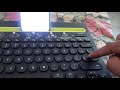 How To Pair Or Connect Logitech K480 Bluetooth Keyboard With Mobile Phone