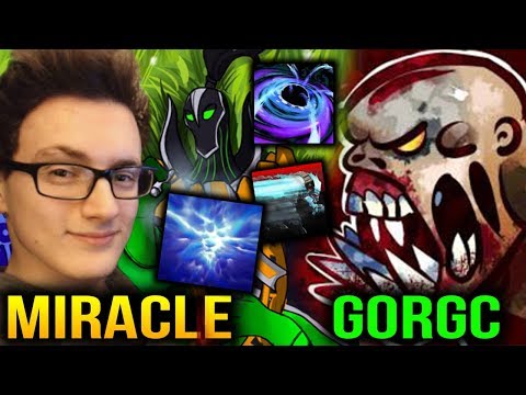 Miracle- Rubick Mid VS CanceL Tinker and Gorgc Naix - Madness Fight Dota 2