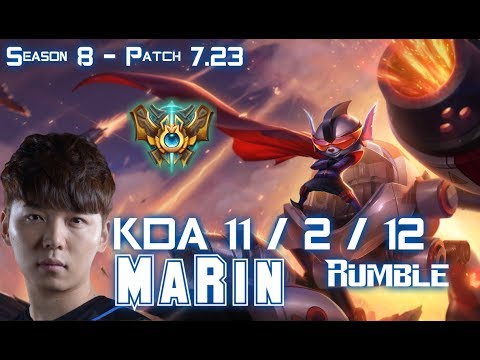 MaRin RUMBLE vs CAMILLE Top - Patch 7.23 KR Ranked