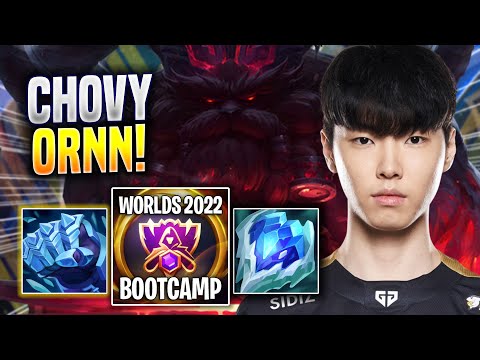 CHOVY SHOWTIME WITH ORNN! - GEN Chovy Plays Ornn TOP vs Gnar! | Bootcamp 2022