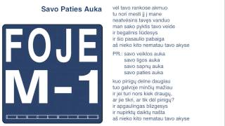 FOJE - &quot;Savo Paties Auka&quot;