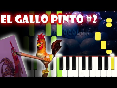 El Gallo Pinto #2 | Piano Cover | Tutorial | Karaoke