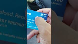 AT&T Prepaid Reloadable Card Reusable Card @Walmart