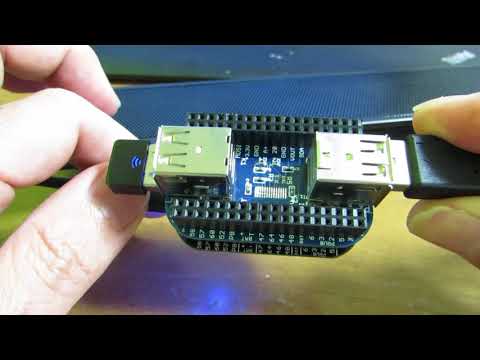 4-port USB hub cape for PocketBeagle