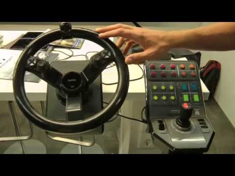 Saitek/Giants LS-Lenkrad mit Seitenkonsole - Interview mit Giants [GC15]