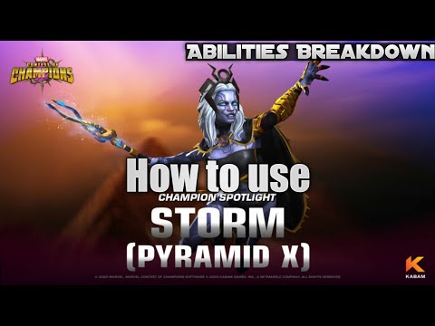 How to use Storm (Pyramid x) - Marvel Contest of Champions