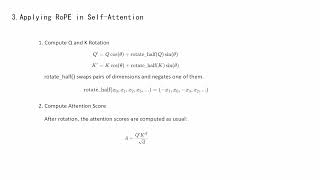Rotary Positional Encoding (RoPE)  | RoPE  Coding | RoPE in Self-Attention