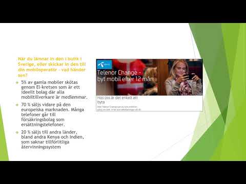 Hållbar utveckling, hur miljövänlig är en mobil?