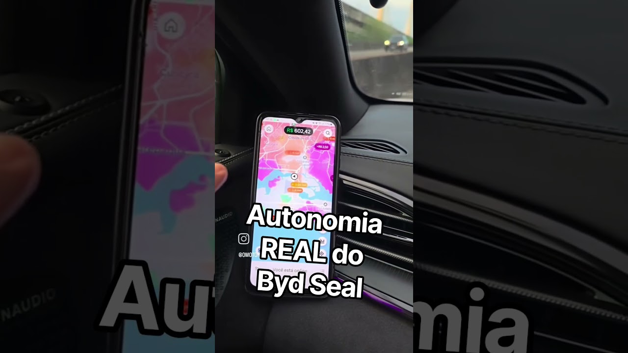 Autonomia REAL do BYD Seal #carros #byd #carroeletrico