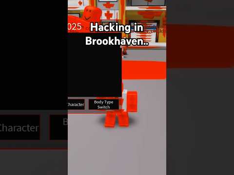 I HACKED Brookhaven.. #roblox #brookhaven #hacker #shorts
