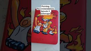 Custom Painted Infernape Binder! #pokemon