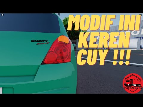MODIFIKASI MOBIL CDID SWIFT SPORT 2012 MOBIL INI KEREN CUY !!