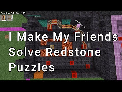 Mind-bending redstone challenges with friends!