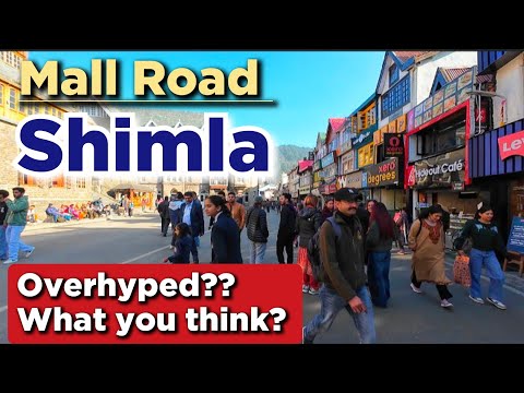 Shimla Mall Road Hype or Real ? Mall Road Shimla #shimlamallroad #mallroadshimla