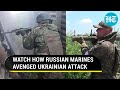 Russian Marines Storm Ukrainian Army Trenches in Novodonetsk | Daring Attack Caught On Cam